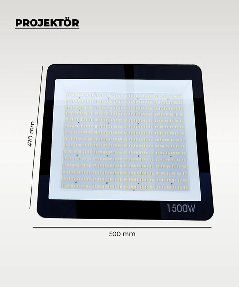 1500W Led Projektör 6500K Beyaz Işık - 2
