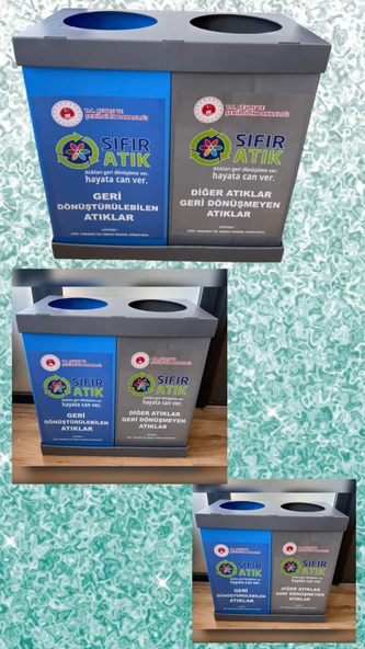 PP SIFIR ATIK KUTUSU 2Lİ SET