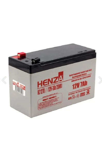 Hz1270 12v 7ah Bakımsız Kuru Akü - 2025 üretim - 2