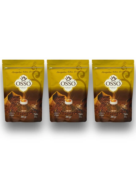 Osso 3’li Osmanlı Kahvesi(3X200=600gr)