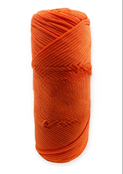 Makrome İpi 3mm Polyester Turuncu Simli ürün görseli 1