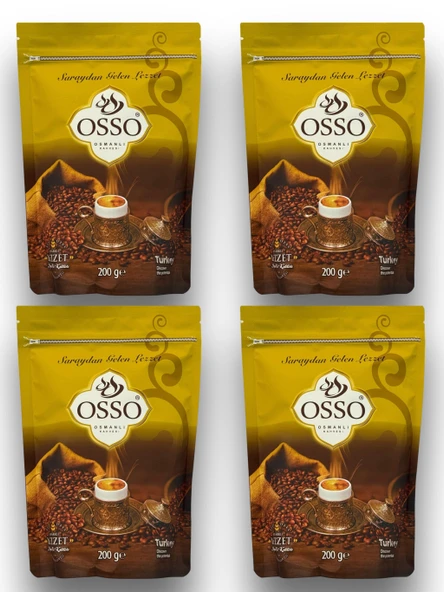 Osso 3’lü Osmanlı Kahvesi(4X200=800gr)
