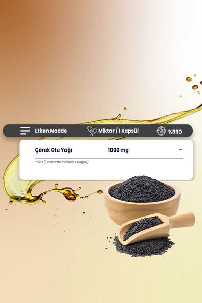 Çörek Otu Yağı 60 Softjel - 2