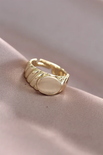 Gold Metal Kadın Yüzük - TJ-BYK1545 ürün görseli 1