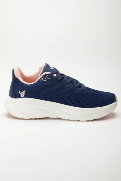 Kadın Spor Ayakkabı Lacivert Hafif Kalın Renkli Taban - Resim 3