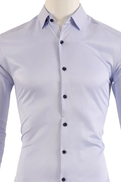 Erkek Slim Fit Gömlek - 4
