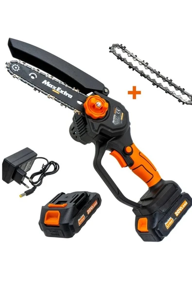 Max Extra MX8006 150 mm Otomatik Yağlamalı  Dal Budama Kesme Makinesi Eldiven Hediyeli - 2