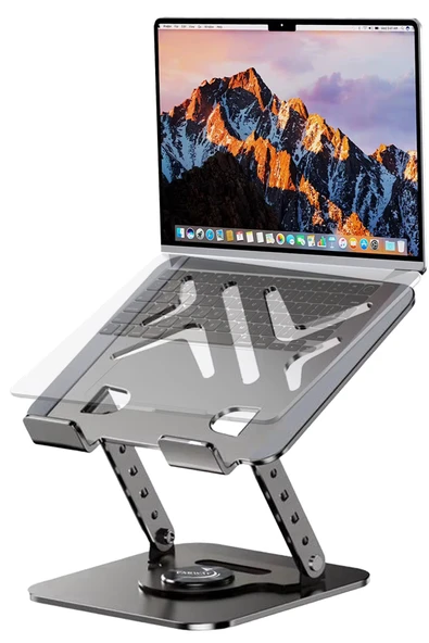 Farway Metal Laptop Macbook Notebook Standı 2 Kademeli 360 Derece Ayarlanılabilir