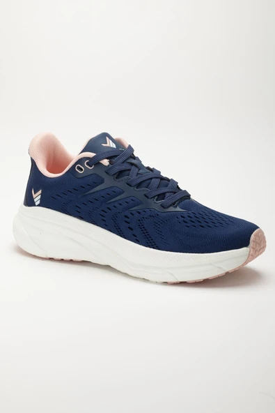 Kadın Spor Ayakkabı Lacivert Hafif Kalın Renkli Taban - Resim 4