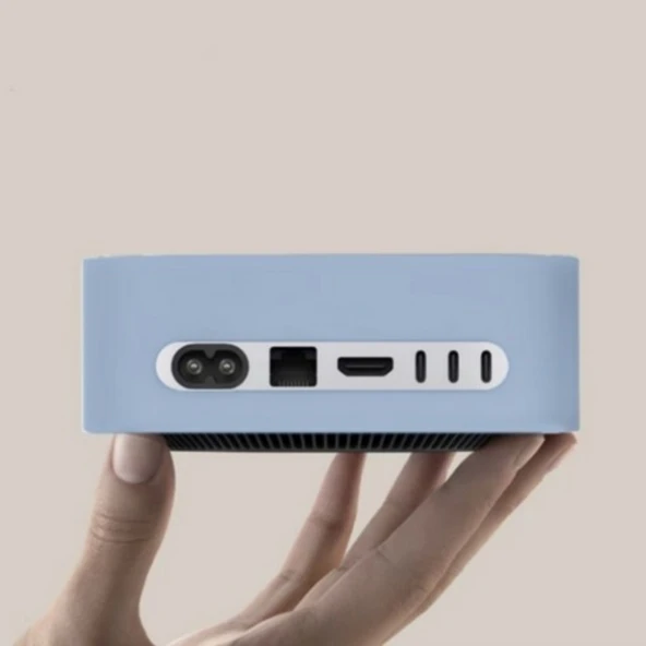 Mac Mini M4 ve M4 Pro Silikon Kılıf Koruma Darbe Emici Tam Uyumlu - 5