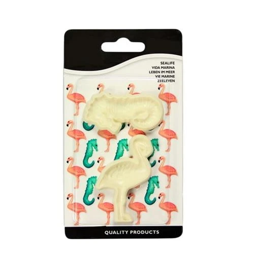 Şeker Hamuru Kalıbı Flamingo Denizatı Kesme Set 2 Li - 2