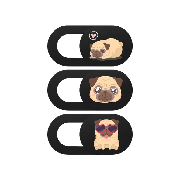 kamera kapatıcı, webcam cover, panda desen, laptop gizlilik, telefon tablet kamera, gizlilik aparatı, kamera gizleme sticker ürün görseli 1