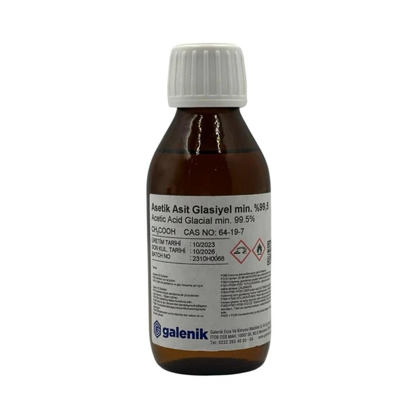 Galenik Asetik Asit Glasiyel %99 100 Ml ürün görseli