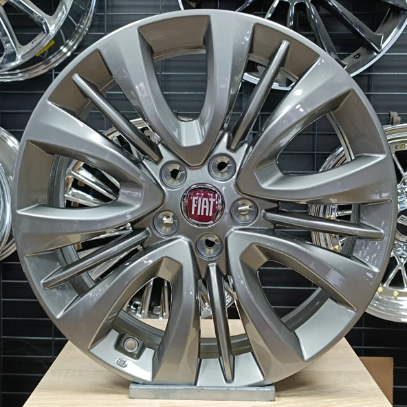 Sıfır OPAR 16 inç Fiat Egea, Doblo, Fiorino FÜME Jant Takımı - 6.0X16 5X98 ET36 58.1 - OEM: 55177555 - 1