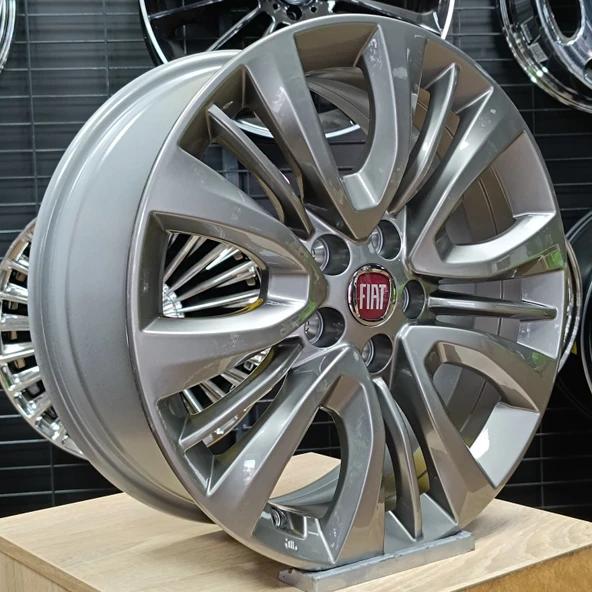 Sıfır OPAR 16 inç Fiat Egea, Doblo, Fiorino FÜME Jant Takımı - 6.0X16 5X98 ET36 58.1 - OEM: 55177555 - 2