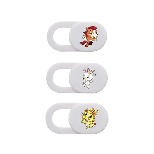 Kamera Kapatıcı 3 Lü Set Laptop Tablet Telefon Uyumlu Ultra İnce Gizlilik Kapağı ürün görseli 1