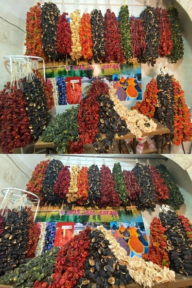 Yeni Mahsül Şanlıurfa Organik El Ve Ev Yapımı Kuru Dolmalık Patlıcan 50 Adet - 2