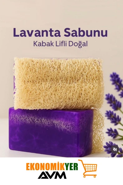 SABUN LAVANTA KABAK LİFLİ LAVANTA SABUNU EKONOMİKYER AVM