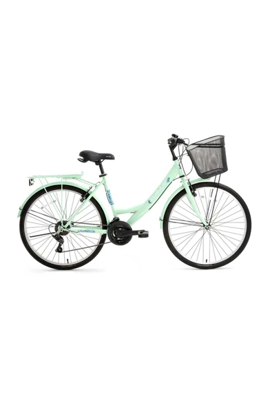 BİSAN LOTUS ŞEHİR BİSİKLETİ MİNT YEŞİL 21 VİTES 26 JANT 44 CM KADRO BLC