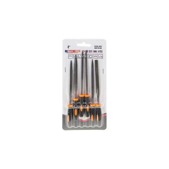 Baytec Eğe Seti Mini 6 Parça 4X MK1036 0787 ürün görseli
