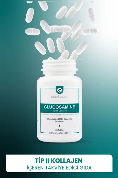 Smartcaps Glukozamin Tip Iı Kolajen 60 Tablet - Resim 4