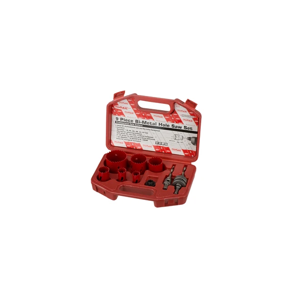 Bi-Metal Panç Takımı - 13`lü set (19-64 mm), Ahşap İçin, Çantalı ürün görseli