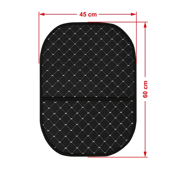 Blackdot Serisi Dokuma Kumaş Oto Koltuk Arkası Koruyucu Cepli Organizer 2 Adet - 3