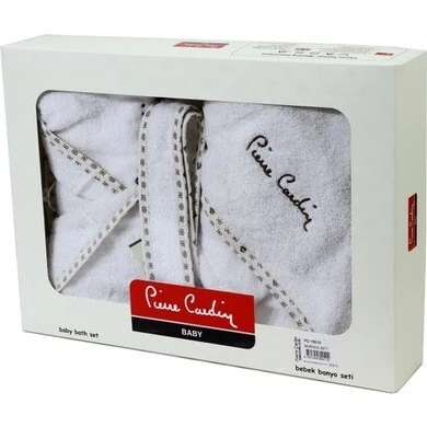 Pierre Cardin Bornoz Seti - Ekru ürün görseli