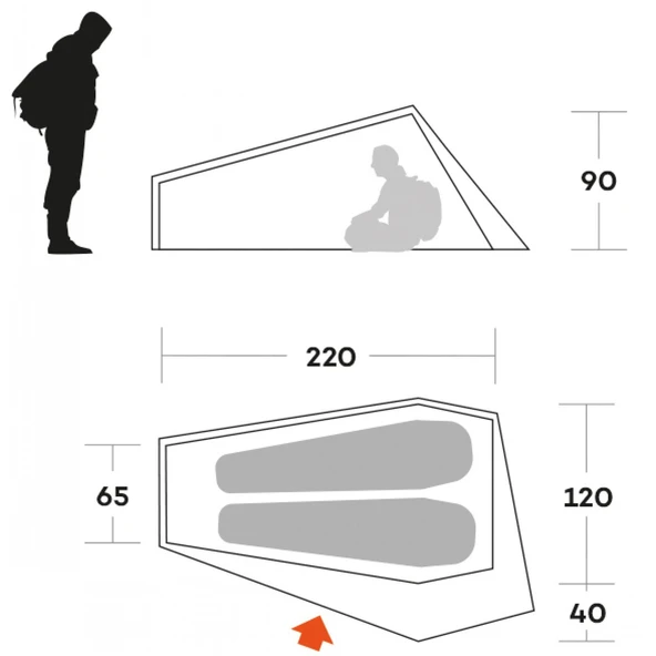 Ferrino Piuma 2 Çadır - Resim 2