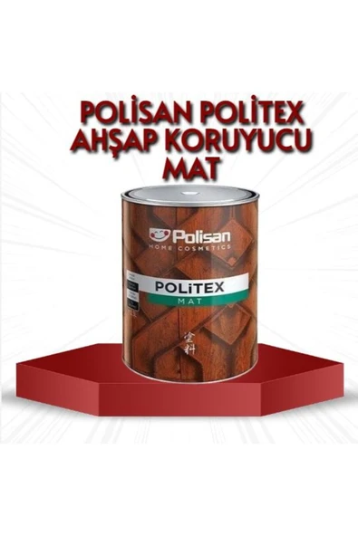 Polisan Politex Kestane Mat Vernik Su Geçirmez Uv Dirençli Yüksek Dayanım - 2