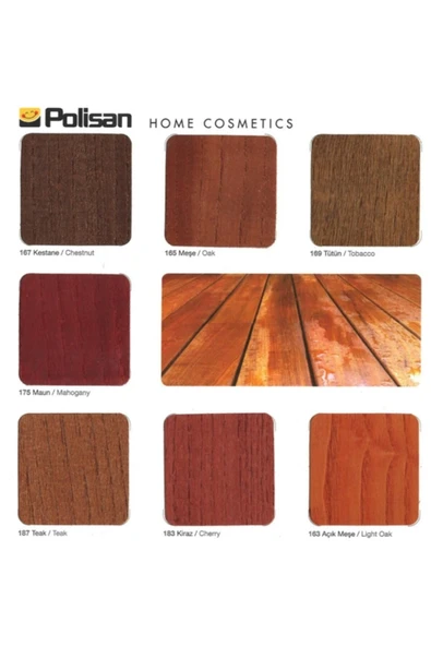Polisan Politex Fındık Mat Vernik Su Geçirmez Uv Dirençli Yüksek Dayanım - Resim 4