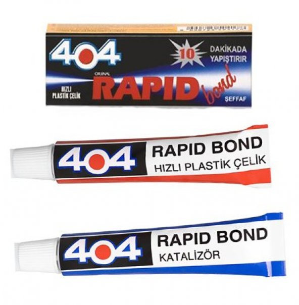 HİLAYS 404 Rapid Bond Hızlı Plastik Çelik Yapıştırıcı 16g 10 Dk da Yapıştır