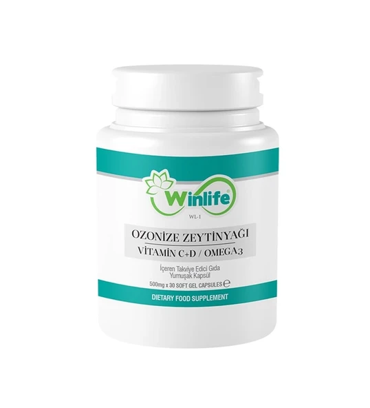 WİNLİFE OZONİZE ZEYTİNYAĞI / VİTAMİN C+D/OMEGA3 TAKVİYE EDİCİ GIDA