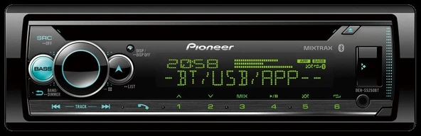 Pioneer DEH-S5250BT Teyp Bluetooth/CD/USB/AUX/2 RCA/Spotify - 1