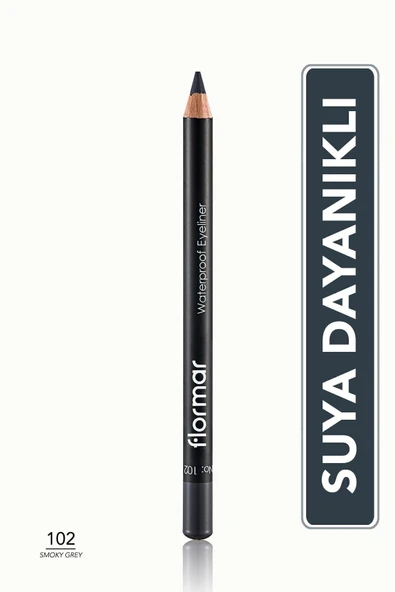 FLORMAR SUYA DAYANIKLI GÖZ KALEMİ - GRİ WATERPROOF - 1