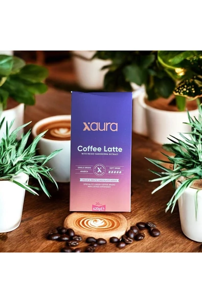 XAURA COFFEE LATTE (REİSHİ GANODERMA ÖZLÜ)