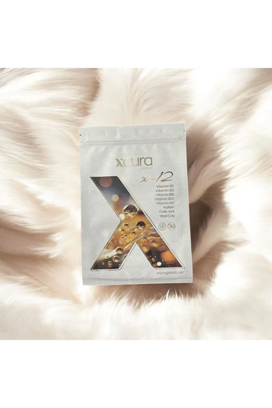 XAURA X-12 TRANSDERMAL BANT – B VİTAMİN KOMPLEKSİ, KAFEİN VE YEŞİL ÇAY ZİNDELİK DESTEĞİ 30 BANT - 2