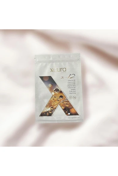 XAURA X-12 TRANSDERMAL BANT – B VİTAMİN KOMPLEKSİ, KAFEİN VE YEŞİL ÇAY ZİNDELİK DESTEĞİ 30 BANT - 4