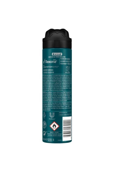 REXONA MEN ERKEK SPREY DEODORANT INVİSİBLE OCEAN DEEP 72 SAAT KESİNTİSİZ ÜSTÜN KORUMA 150 ML - 8