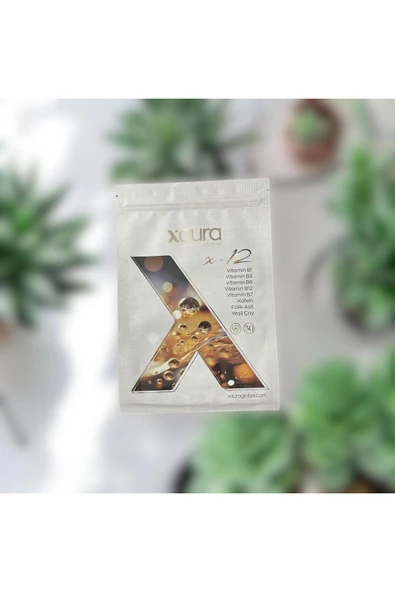 XAURA X-12 TRANSDERMAL BANT – B VİTAMİN KOMPLEKSİ, KAFEİN VE YEŞİL ÇAY ZİNDELİK DESTEĞİ 30 BANT - 5