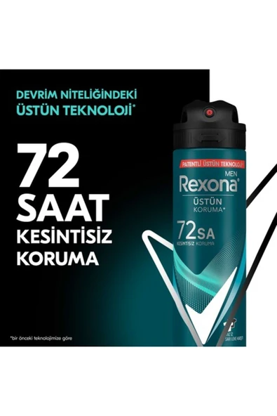 REXONA MEN ERKEK SPREY DEODORANT INVİSİBLE OCEAN DEEP 72 SAAT KESİNTİSİZ ÜSTÜN KORUMA 150 ML - 3