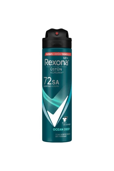 REXONA MEN ERKEK SPREY DEODORANT INVİSİBLE OCEAN DEEP 72 SAAT KESİNTİSİZ ÜSTÜN KORUMA 150 ML - 2