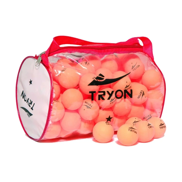 TRYON MTT-070 100'lü 1 Yıldız Masa Tenis Topu Turuncu