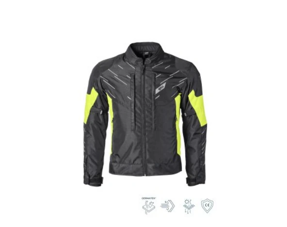 GMS KASAI WP Jacket - BLACK FLUO YELLOW - 1