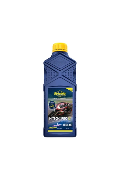 PUTOLINE 1 L bottle Putoline N-Tech Pro R+ 10W-40 1 Litre Motosiklet Yağı - 1