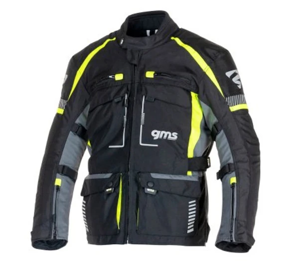 GMS EVEREST 3in1 TOUR Jacket - BLACK YELLOW MOTORSİKLET MONTU SİYAH- SARI