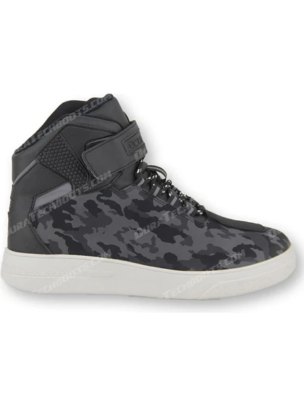 Duratech Fashion Gri Kamuflaj Mevsimlik Korumalı Motosiklet Botu ürün görseli