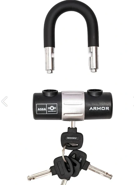 Armor LOKİ 12 Mm Kalınlık 1.50 Metre Motosiklet Scooter Zincir Kilit U Bar - 2