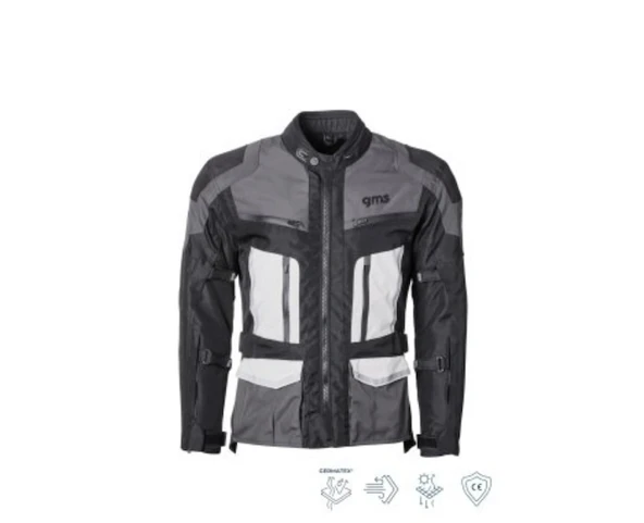 GMS TIGRIS WP Ceket - SİYAH ANTRASİT BEYAZ