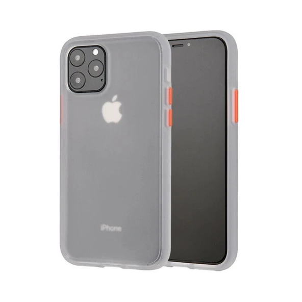 Apple iPhone 12 Pro Max Lent Silikon Kılıf (6.7") - Şeffaf ürün görseli 1